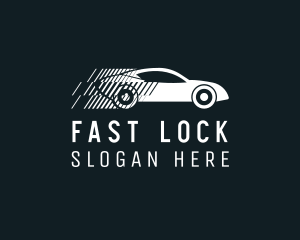 Fast Car Drag Racing logo design