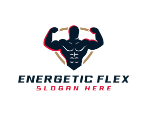 Strong Gym Muscle logo design