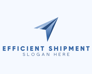 Plane Logistics Courier logo design