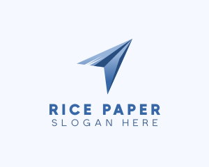 Plane Logistics Courier logo design