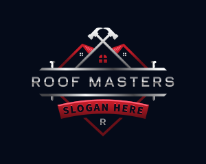 Roof Hammer Renovation logo design