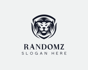 Animal Lion Shield Logo