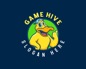 Duck Esports Character logo