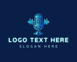 Audio Microphone Broadcast logo