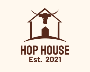 Farm House Bull logo design