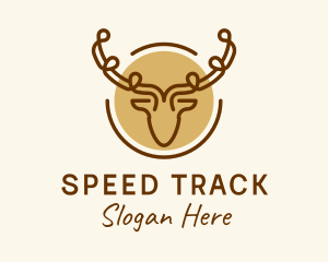 Stag Hunting Antlers logo