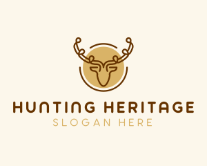 Stag Hunting Antlers logo