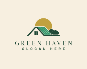 Suburb Home Residential logo design