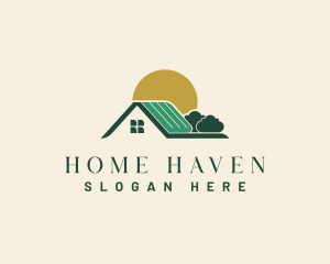 Suburb Home Residential logo design