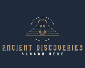 Ancient Spiritual Pyramid logo design