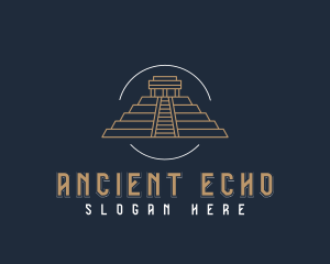 Ancient Spiritual Pyramid logo design