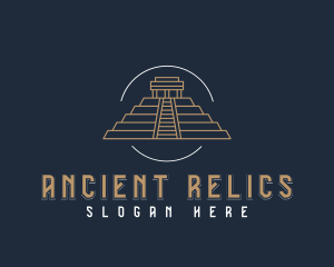 Ancient Spiritual Pyramid logo design