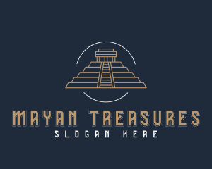 Ancient Spiritual Pyramid logo design