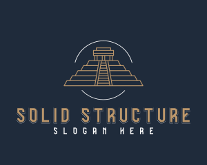 Ancient Spiritual Pyramid logo design