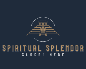 Ancient Spiritual Pyramid logo design