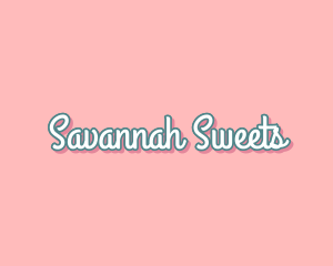 Feminine Pastel Sweets logo design