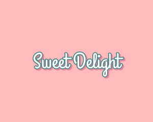 Feminine Pastel Sweets logo design