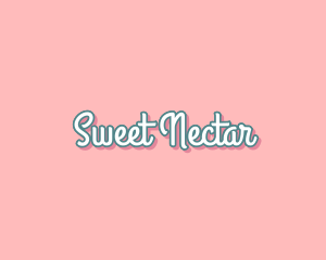 Feminine Pastel Sweets logo design