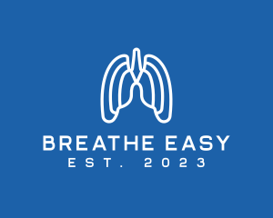 Breathing Respiratory Lungs logo design