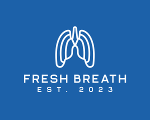 Breathing Respiratory Lungs logo design