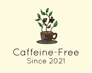 Coffee Pot Plant  logo design