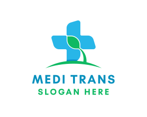 Leaf Cross Medical Clinic logo design