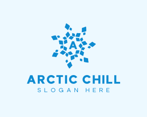 Frozen Tech Snowflake logo