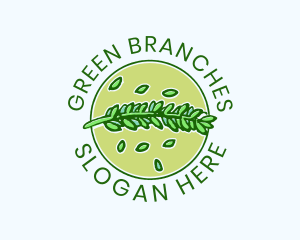 Herb Branch Leaf logo design