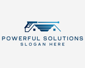 Pressure Wash House Disinfection logo design