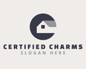 Housing Contractor Letter C logo design