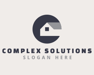 Housing Contractor Letter C logo design