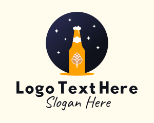 Starry Night Beer Bottle  logo