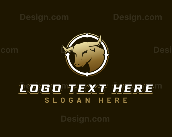 Bull Animal Horn Logo