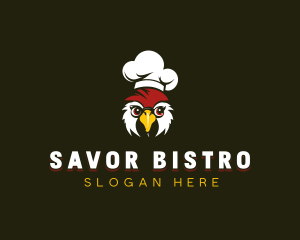 Rooster Chicken Chef logo design