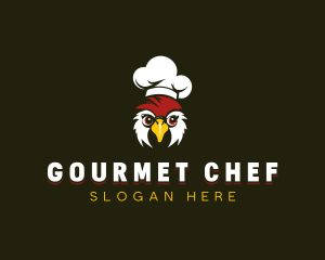 Rooster Chicken Chef logo design