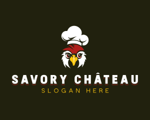 Rooster Chicken Chef logo design