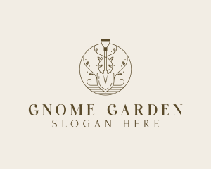 Garden Shovel Plant logo design