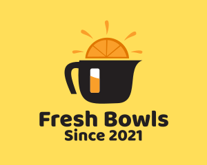 Fresh Orange Pitcher  logo design