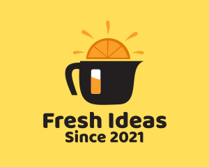 Fresh Orange Pitcher  logo design