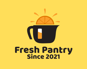 Fresh Orange Pitcher  logo design