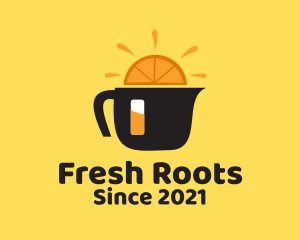 Fresh Orange Pitcher  logo design