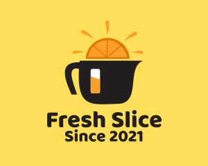 Fresh Orange Pitcher  logo design