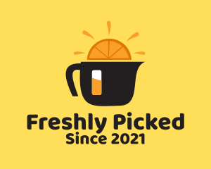 Fresh Orange Pitcher  logo design