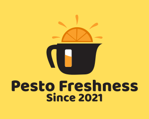 Fresh Orange Pitcher  logo design