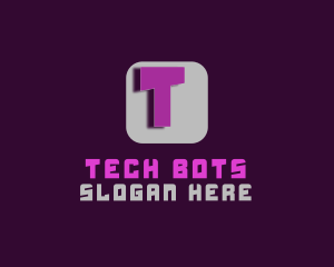 Futuristic Cube Tech logo