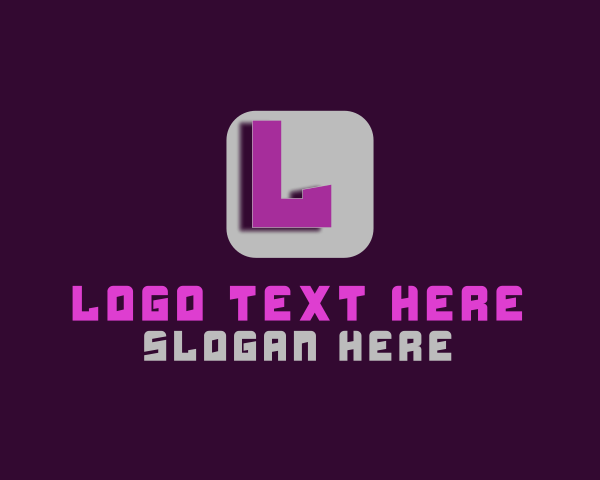 Futuristic logo example 1