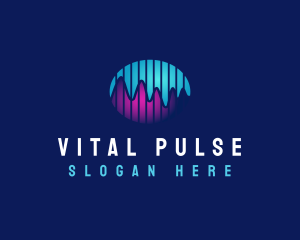 Graph Wave Tune Pulse logo design