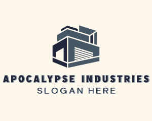 Warehouse Industrial Building logo design