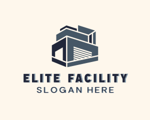 Warehouse Industrial Building logo design