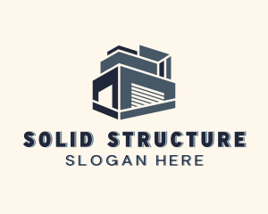 Warehouse Industrial Building logo design